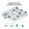 TP-Link VIGI Telecamera di rete a torretta 4MP Full-Color Wi-Fi