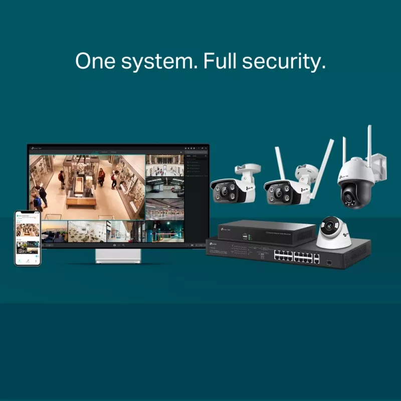 TP-Link VIGI Telecamera di rete a torretta 4MP Full-Color Wi-Fi