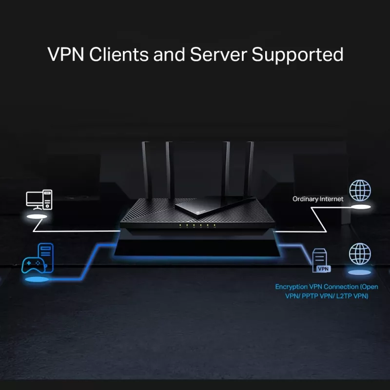 TP-Link Archer AX3000 Router Multi-Gigabit Wi-Fi 6 con porta 2,5G