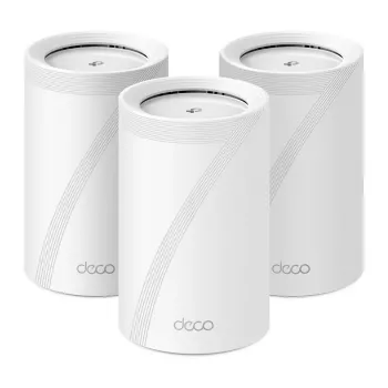 TP-Link BE9300 Whole Home Mesh Wi-Fi 7 System (tri band), bianco