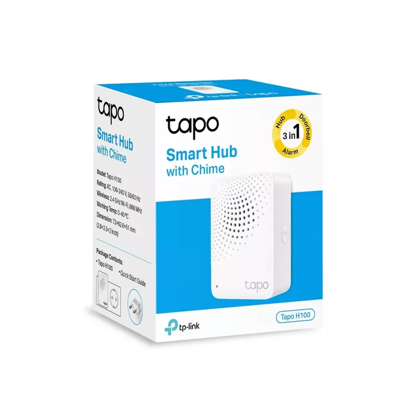 TP-Link Tapo Smart IoT Hub con campanello, bianco, IoT Hub