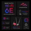 TP-Link AXE5400 Adattatore PCIe Wi-Fi 6E Bluetooth 5.2, interno, wireless, PCI Express, WLAN / Bluetooth, 5400 Mbit/s, nero, rosso
