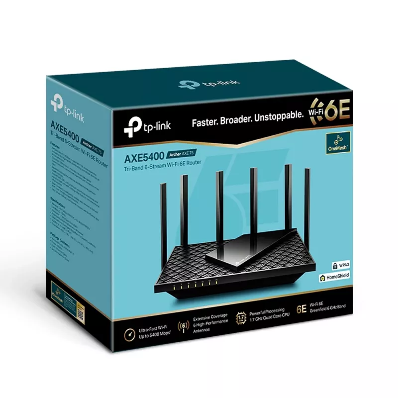 TP-Link Archer AXE5400 Router tri band Gigabit Wi-Fi 6E
