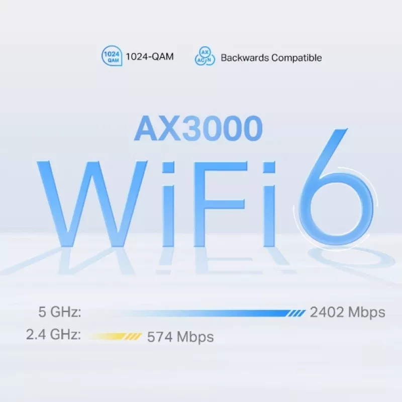 Router TP-Link 5G AX3000 Whole Home Mesh Wi-Fi 6, con modem 5G integrato