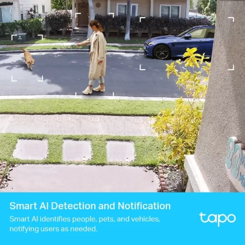 Sistema di telecamere di sicurezza wireless smart TP-Link Tapo, sistema con 2 telecamere