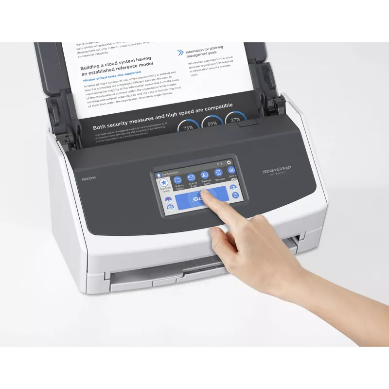 Ricoh ScanSnap iX1600 scanner ADF + alimentazione manuale 600 x 600 DPI A4 bianco