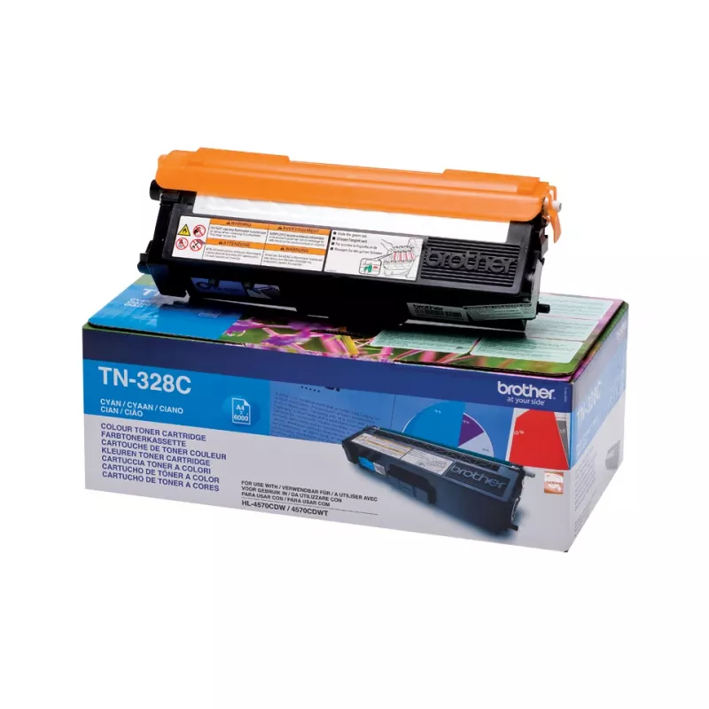 Brother TN-328C cartuccia toner 1 pz. originale ciano