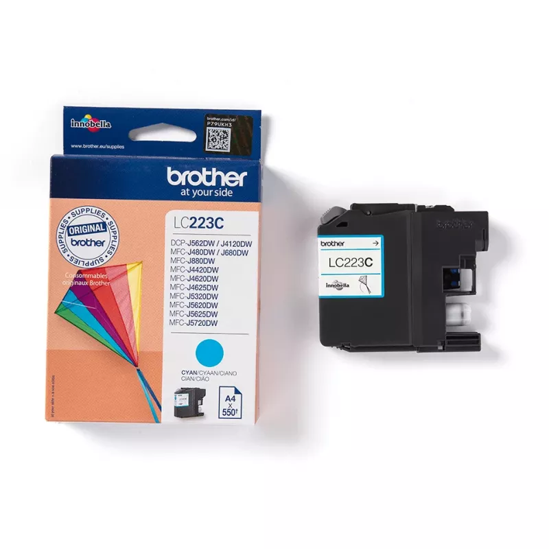 Brother LC223C cartuccia d'inchiostro, 1 pz., originale, ciano