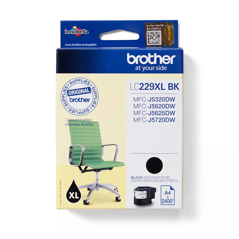 Brother LC229XLBK cartuccia per stampante 1 pz. originale nero