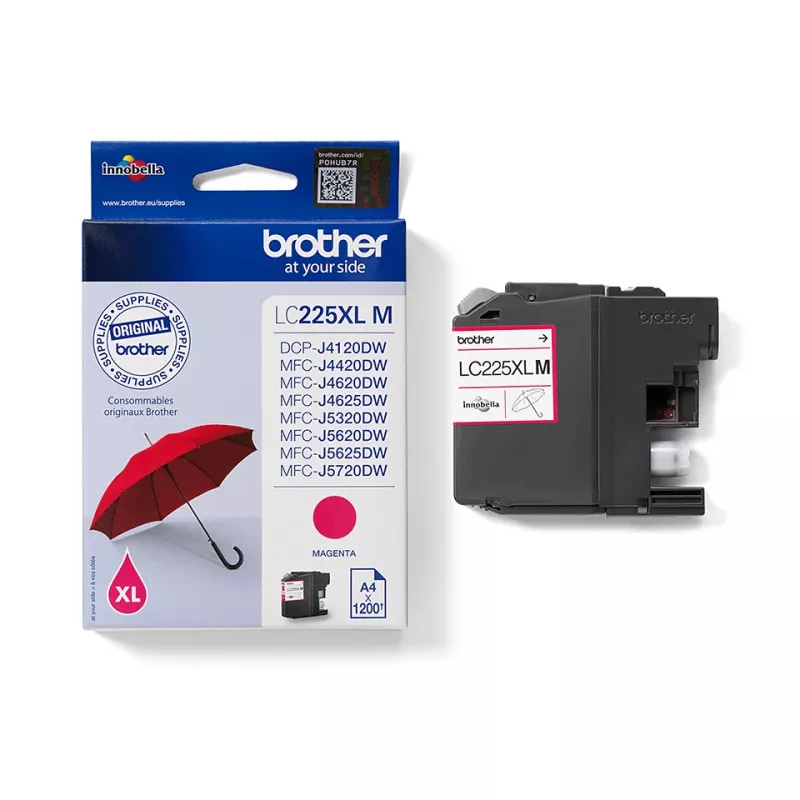 Brother LC225XLM cartuccia d'inchiostro 1 pz. originale magenta