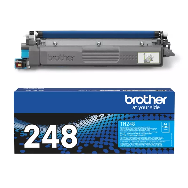 Cartuccia toner Brother TN-248C 1400 pagine verde-blu