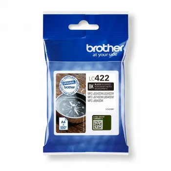 Brother LC422BK cartuccia d'inchiostro 1 pz. originale nero