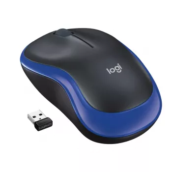 LOGITECH mouse wireless M185 blu