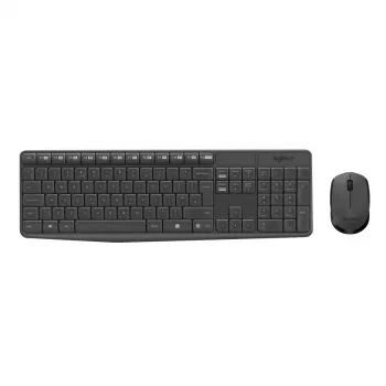 Combo tastiera e mouse wireless Logitech MK235