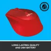 LOGITECH M330 Silent Plus rosso