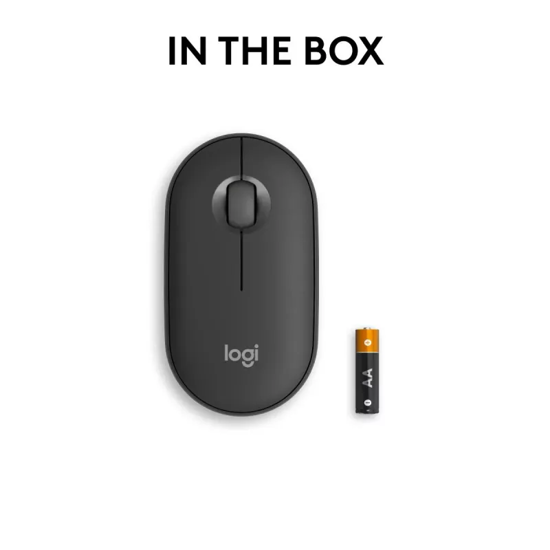 Mouse Logitech M350S nero USB ottico wireless