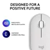 Mouse Logitech M350S bianco USB ottico wireless