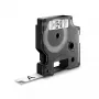 Nastro per etichette DYMO D1 Durable nero su bianco 12 mm