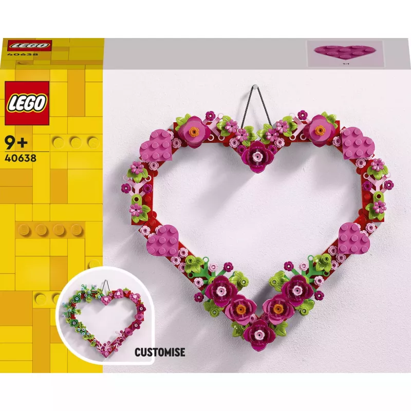40638 decorazione a cuore, giocattolo da costruzione