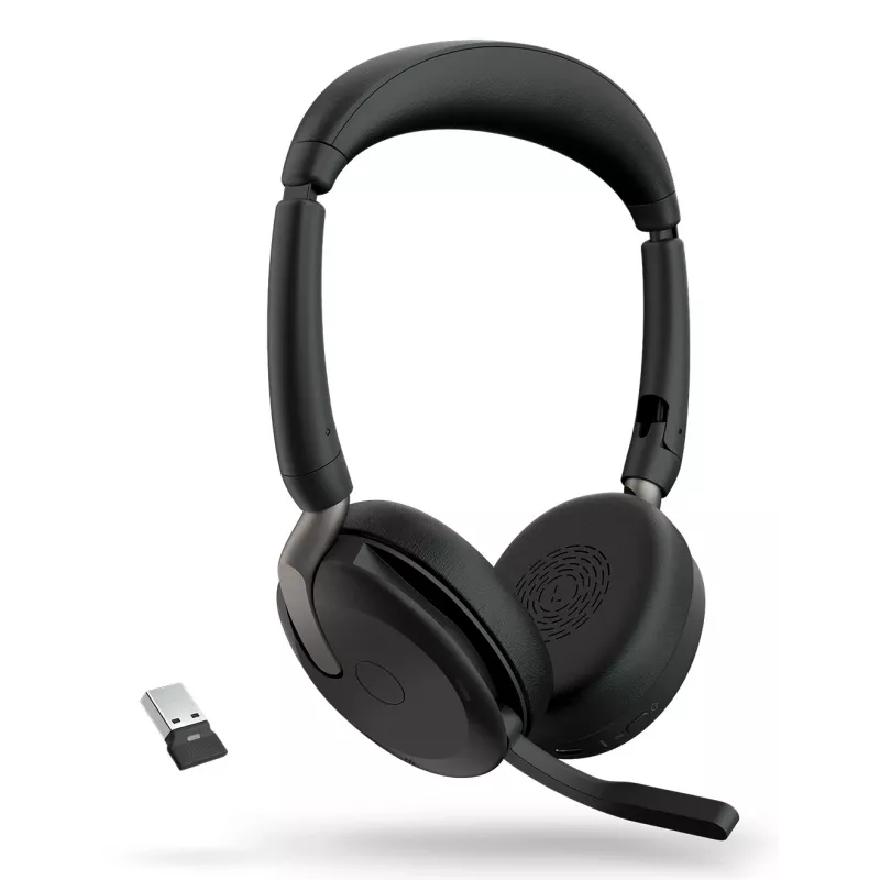 Jabra Evolve2 65 Flex - Link380a UC stereo (ricarica wireless)
