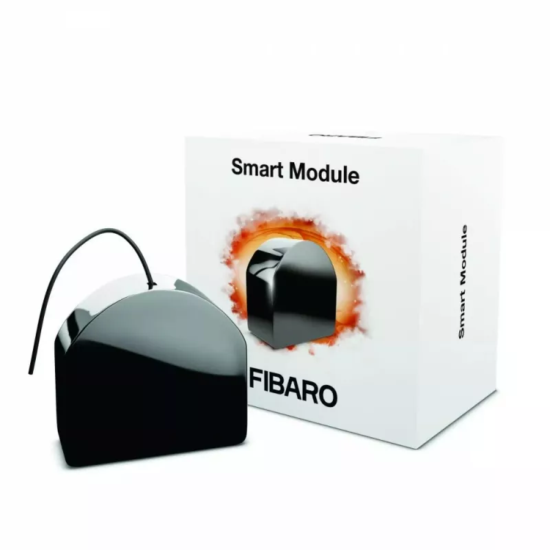 Modulo smart Fibaro FGS-214 Z-Wave Plus EU – modulo relè per montaggio su guida DIN/parete, max. 2,5 kW