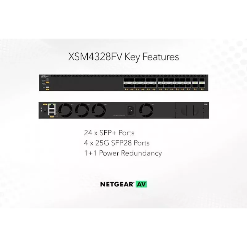 Switch managed NETGEAR M4350-24F4V L3 1U nero 680 Gbit/s