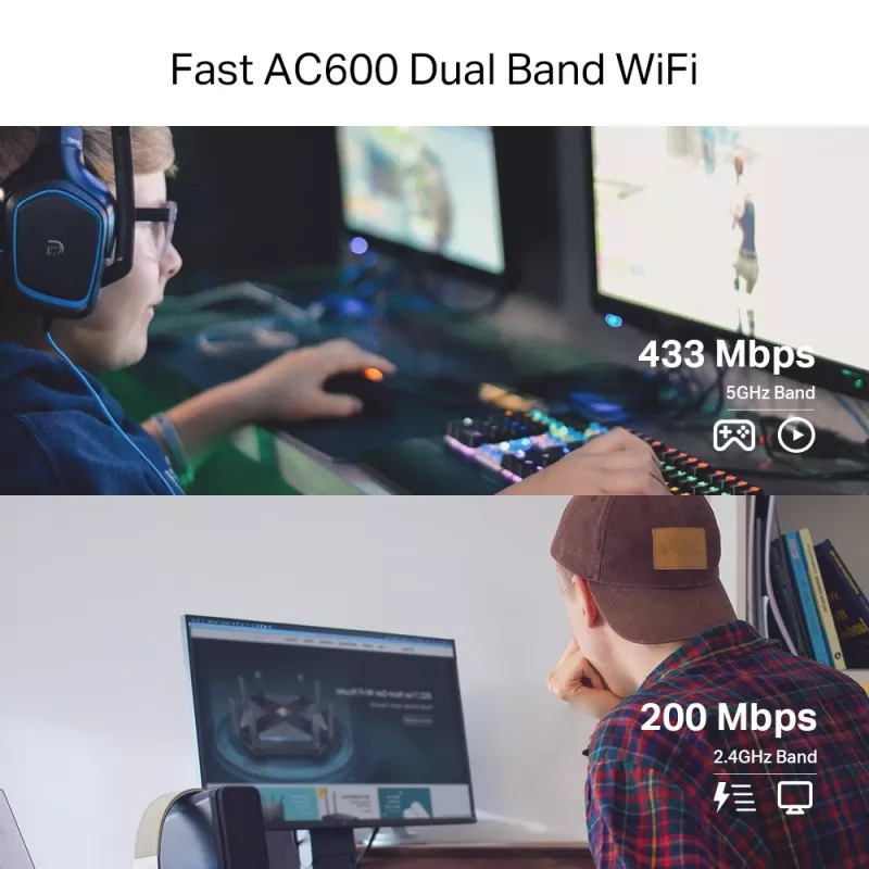 TP-Link Archer T2E adattatore Wi-Fi interno 433 Mbit/s