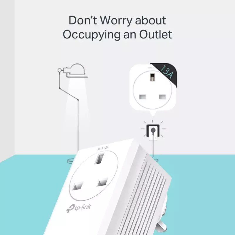 TP-Link TL-WPA7617 KIT adattatore di rete PowerLine 1200 Mbit/s Ethernet LAN Wi-Fi bianco 2 pezzi