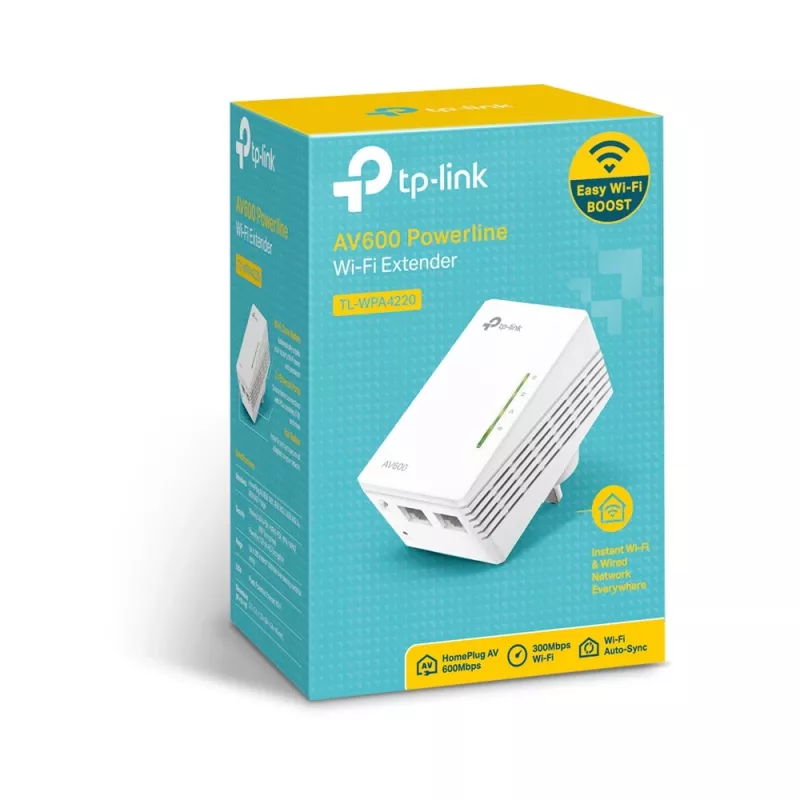 Extender Powerline TP-Link Powerline 600 Wi-Fi