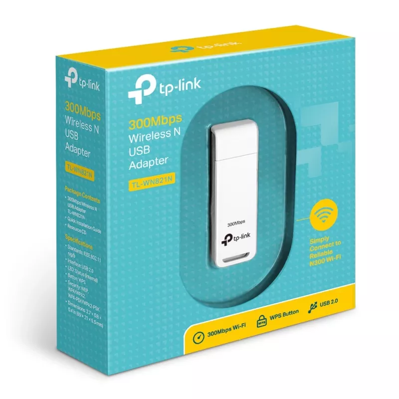 Scheda di rete TP-Link TL-WN821N WLAN 300 Mbit/s