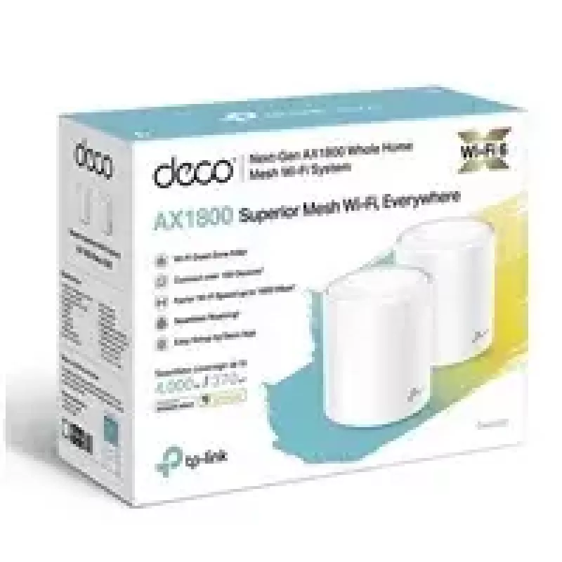 TP-Link AX1800 Whole Home Mesh Wi-Fi 6 System, confezione da 2