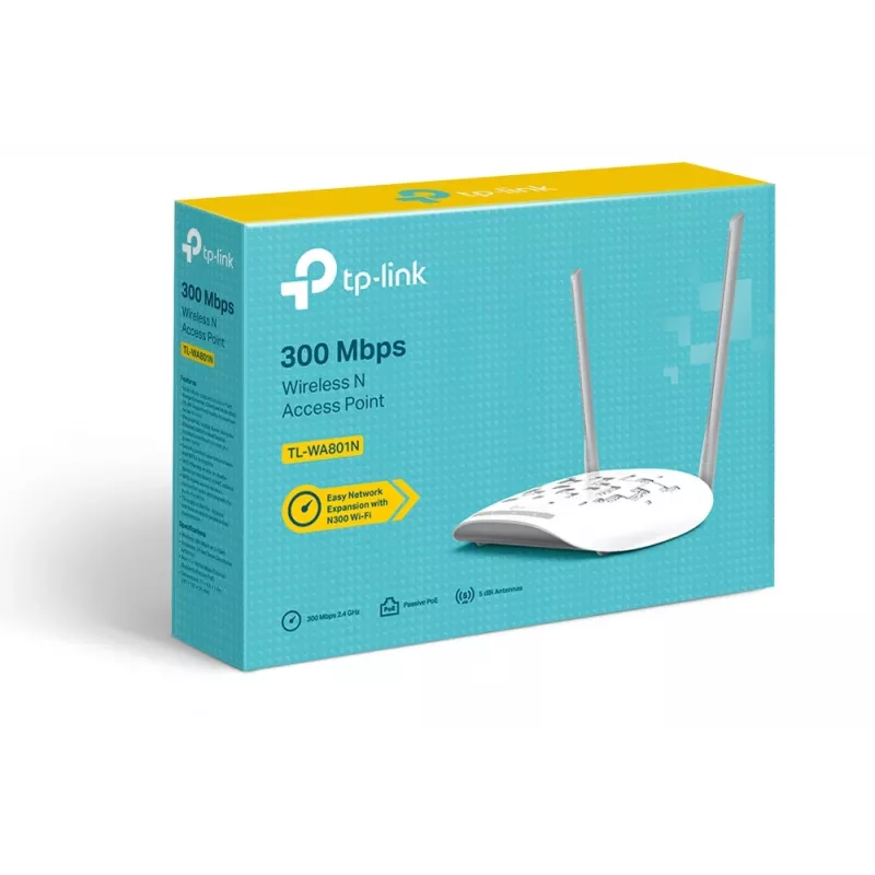 Access point wireless TP-Link TL-WA801N 300 Mbit/s bianco Power over Ethernet (PoE)