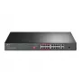 Switch PoE rackmount TP-Link 16 porte 10/100 Mbps + 2 porte Gigabit con 16 porte PoE+