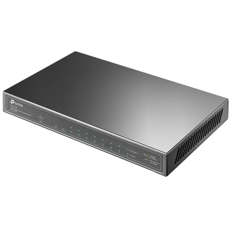 Switch di rete TP-Link TL-SG1210P non gestito Gigabit Ethernet (10/100/1000) Power over Ethernet (PoE) grigio