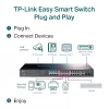 Switch gestito TP-Link TL-SG1428PE 28 porte Gigabit con 24 porte PoE+