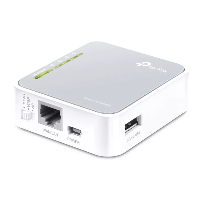 Router WLAN TP-Link TL-MR3020 Fast Ethernet single-band (2,4 GHz) 4G argento, bianco