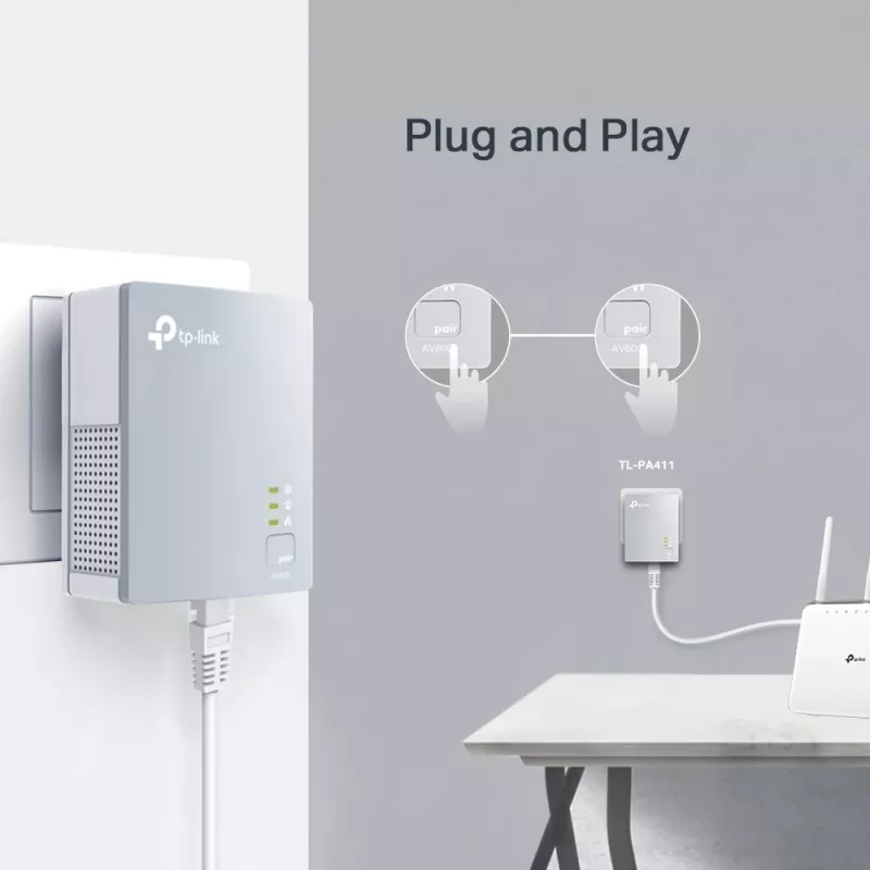 Adattatore Powerline TP-Link AV500 Nano Starter Kit