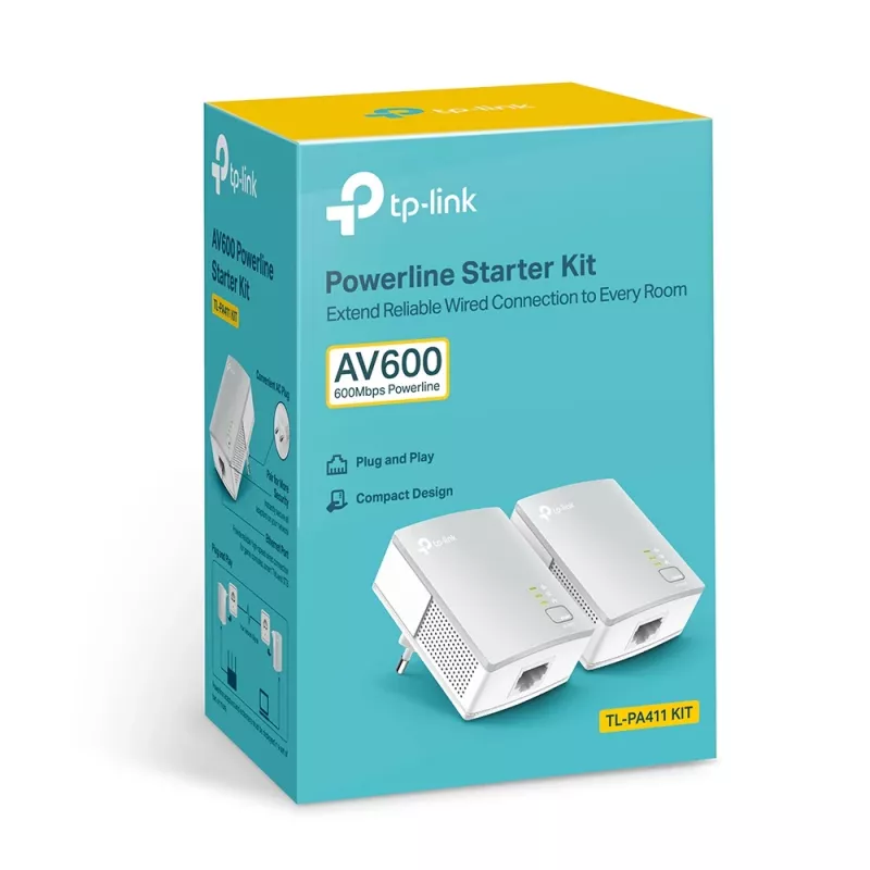 Adattatore Powerline TP-Link AV500 Nano Starter Kit