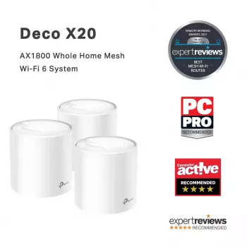 TP-Link AX1800 Whole Home Mesh Wi-Fi 6 System, confezione da 3