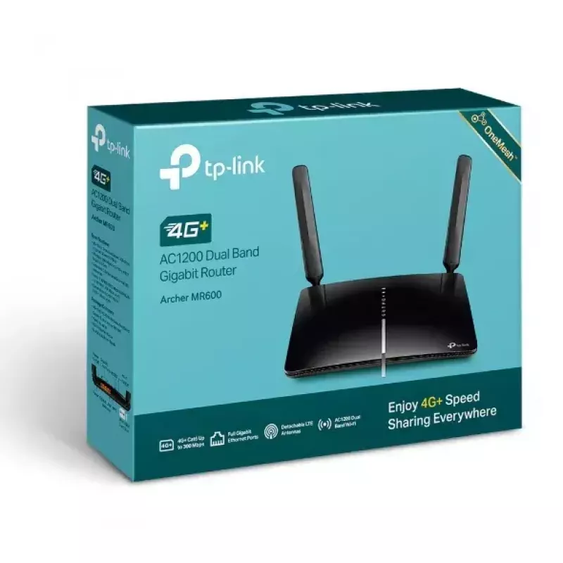 Router TP-Link 4G+ Cat6 AC1200 Wireless Dual Band Gigabit