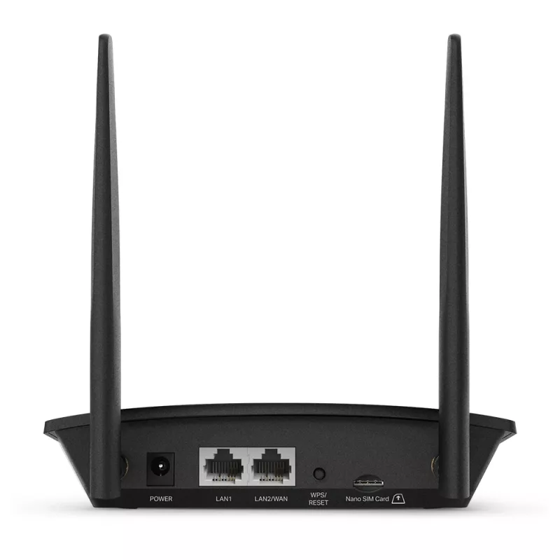 Router WLAN TP-Link TL-MR100 Fast Ethernet single-band (2,4 GHz) 4G nero