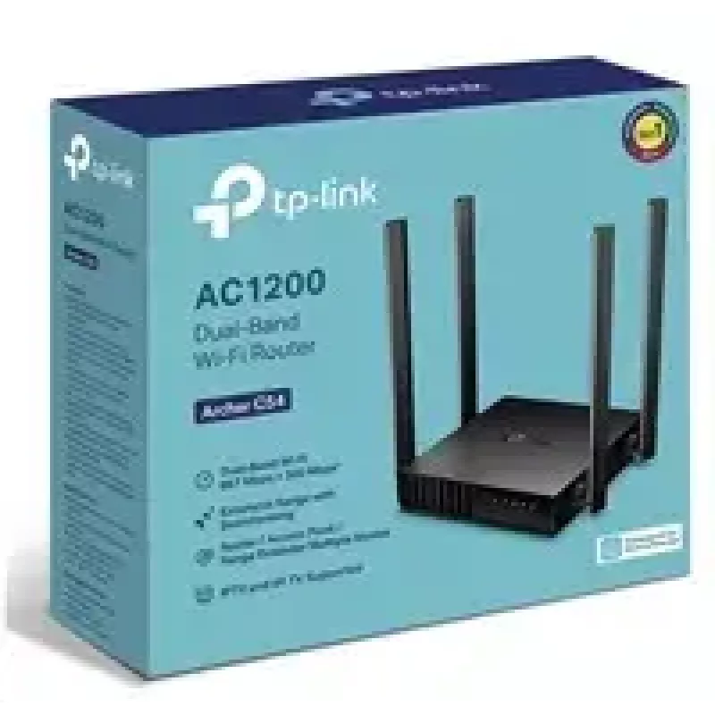 Router WLAN TP-Link Archer C54 Fast Ethernet dual band (2,4 GHz / 5 GHz) nero