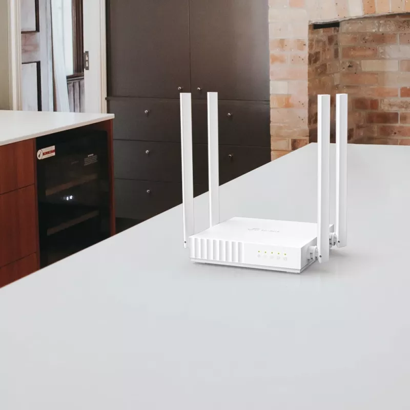 Router WLAN TP-Link ARCHER C24 Fast Ethernet dual band (2,4 GHz / 5 GHz) bianco