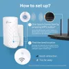 Ripetitore di rete TP-Link RE190 amplificatore di rete bianco
