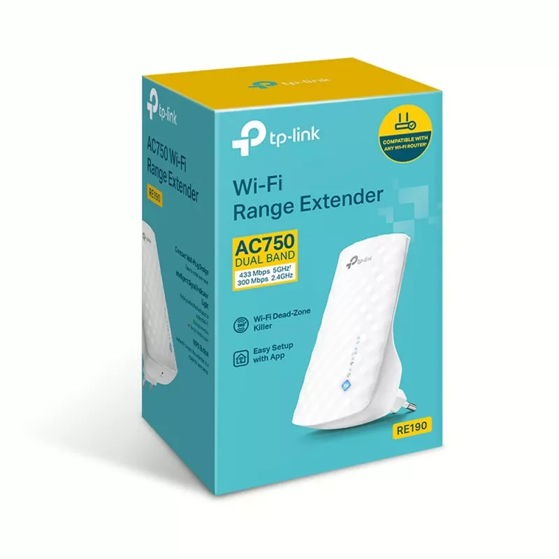 Ripetitore di rete TP-Link RE190 amplificatore di rete bianco