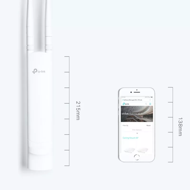 Access point wireless TP-Link EAP110-Outdoor 2.4GHz Wi-Fi N