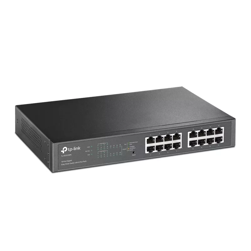 Switch gestito TP-Link TL-SG1016PE 16 porte Gigabit con 8 porte PoE+