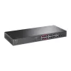 Switch PoE non gestito TP-Link 16 porte 10/100Mbps + 2 porte Gigabit