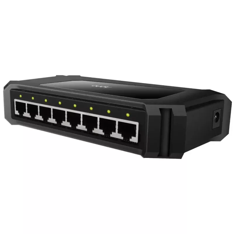 Switch di rete Cudy GS108D 8 porte Gigabit Ethernet (10/100/1000), switching 16 Gbit/s, DC 5V, desktop, nero