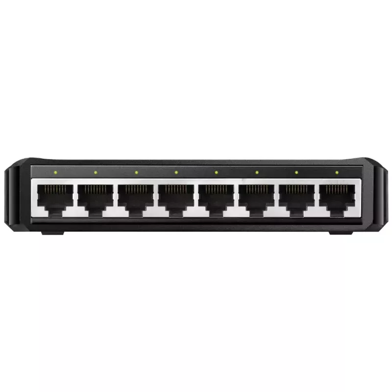 Switch di rete Cudy GS108D 8 porte Gigabit Ethernet (10/100/1000), switching 16 Gbit/s, DC 5V, desktop, nero